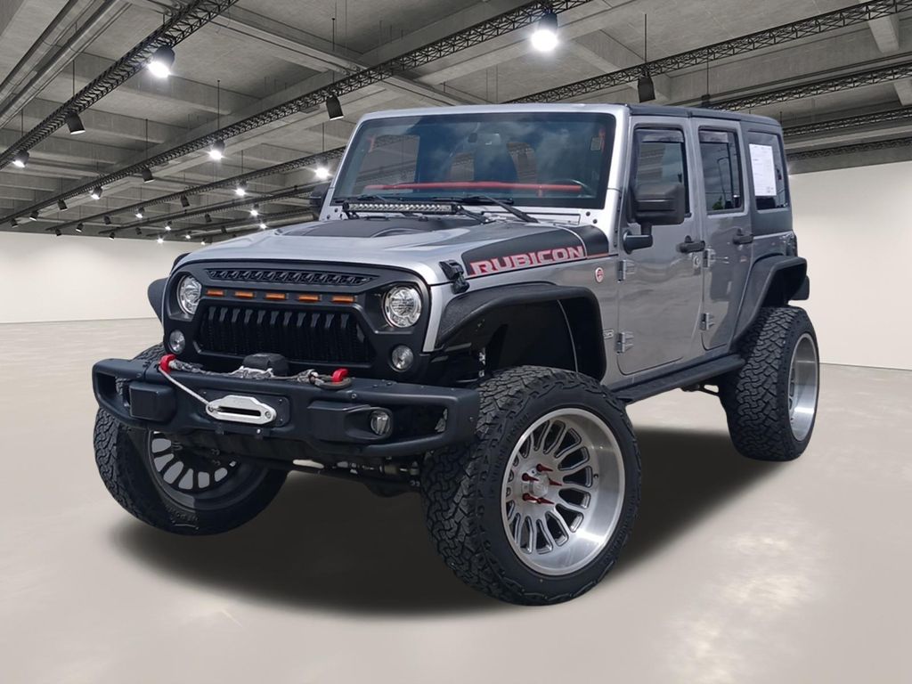 Billet Silver Metallic Clearcoat 2018 Jeep Wrangler JK Unlimited Rubicon 4WD SUV / Crossover Four-Wheel Drive 5-Speed Automatic