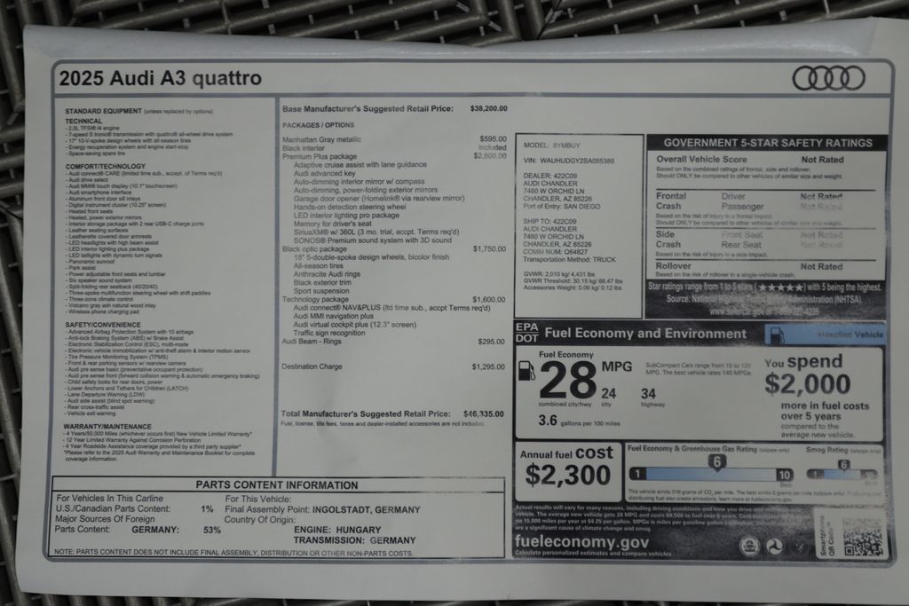 2025 Audi A3  10