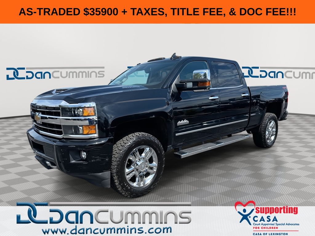Black 2018 Chevrolet Silverado 2500HD Pickup Truck Four-Wheel Drive 6-Speed Automatic