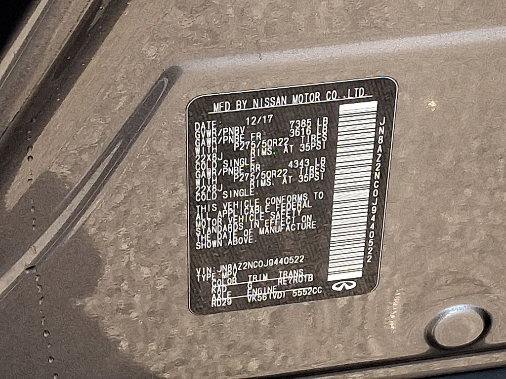 Thumbnail: 2018 INFINITI QX80 - 27