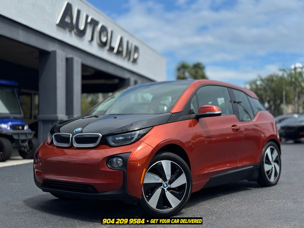 Orange Metallic 2015 BMW i3 Wagon Rear-Wheel Drive Automatic