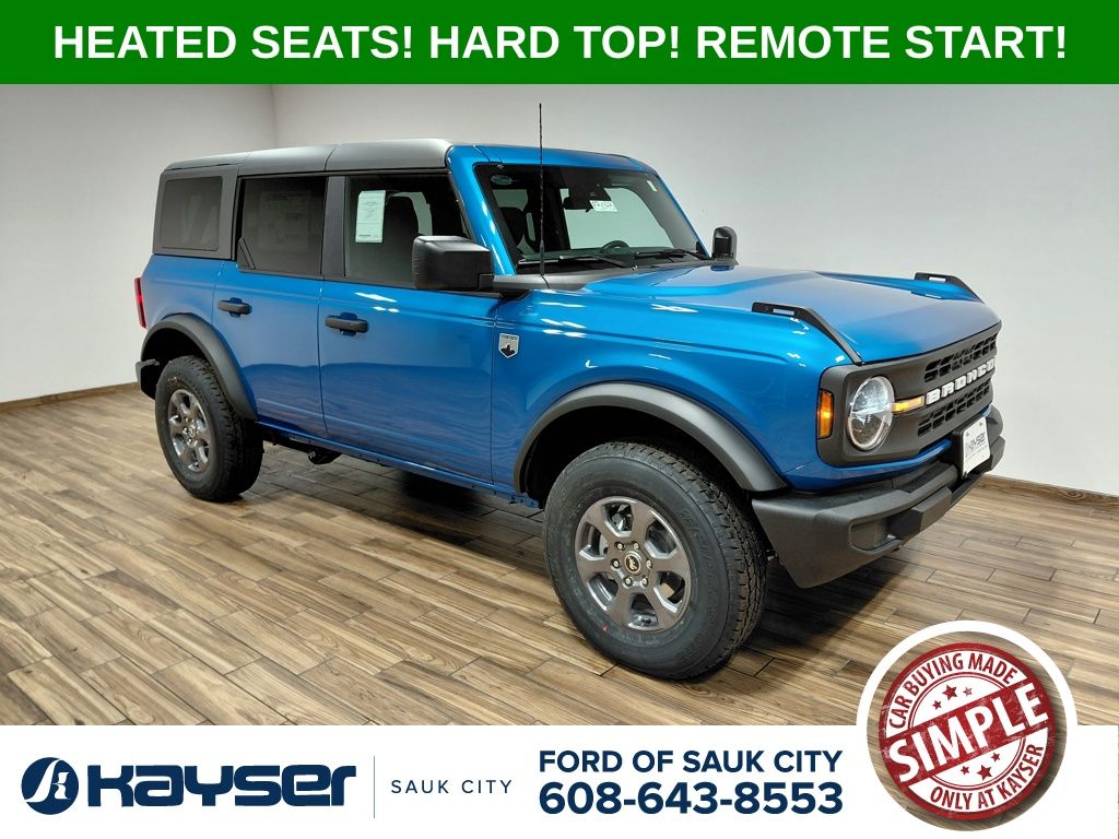 Velocity Blue Metallic 2025 Ford Bronco SUV / Crossover Four-Wheel Drive Automatic