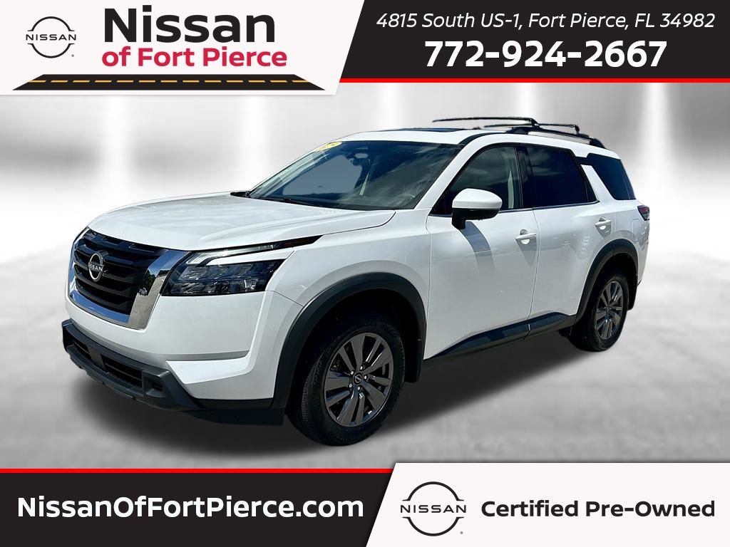 Everest White Pearl Tricoat 2025 Nissan Pathfinder SUV / Crossover Front-Wheel Drive 9-Speed Automatic