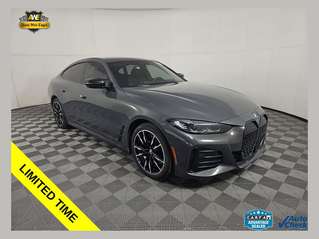 Individual Dravit Gray Metallic 2024 BMW i4 Sedan All-Wheel Drive Automatic