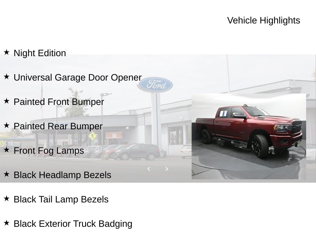 2022 Ram 2500 Big Horn Crew Cab 4x4 6'4" Box