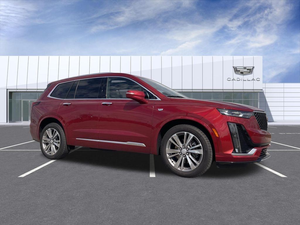 Radiant Red Tintcoat 2024 Cadillac XT6 SUV / Crossover Four-Wheel Drive 9-Speed Automatic