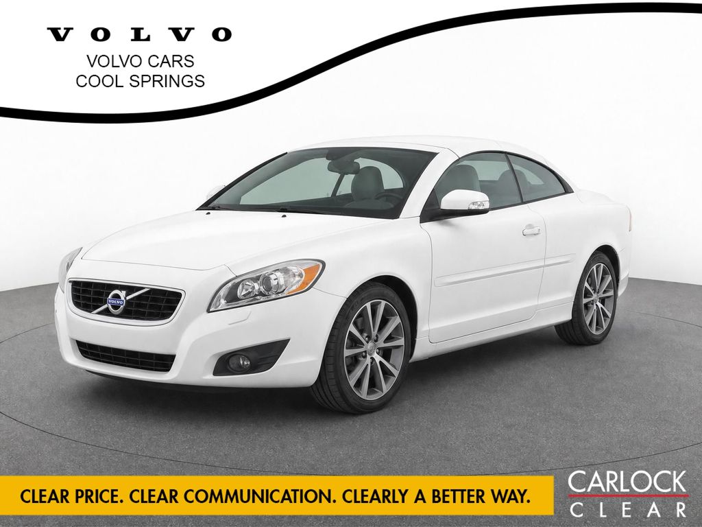 Ice White 2013 Volvo C70 Convertible Front-Wheel Drive 5-Speed Automatic