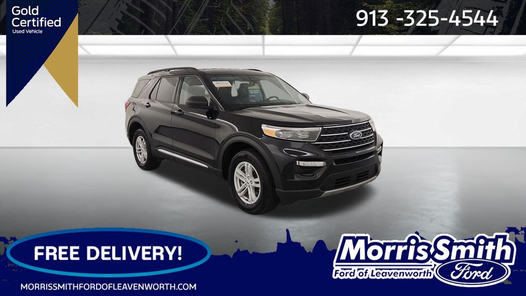 Agate Black Metallic 2024 Ford Explorer XLT AWD SUV / Crossover All-Wheel Drive Automatic