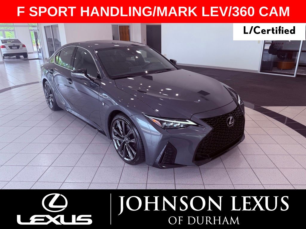 Cloudburst Gray 2024 Lexus IS 350 F Sport RWD Sedan Rear-Wheel Drive 8-Speed Automatic
