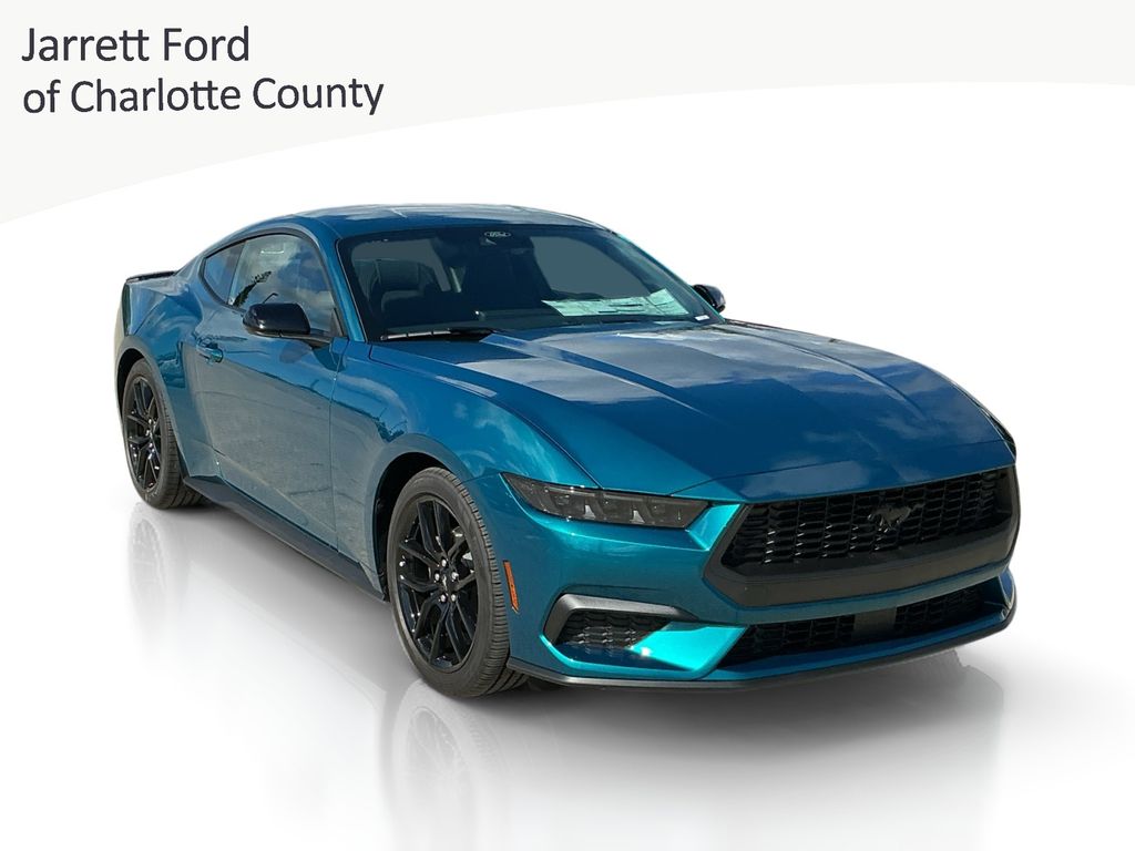 Adriatic Blue Metallic 2026 Ford Mustang Coupe Rear-Wheel Drive Automatic