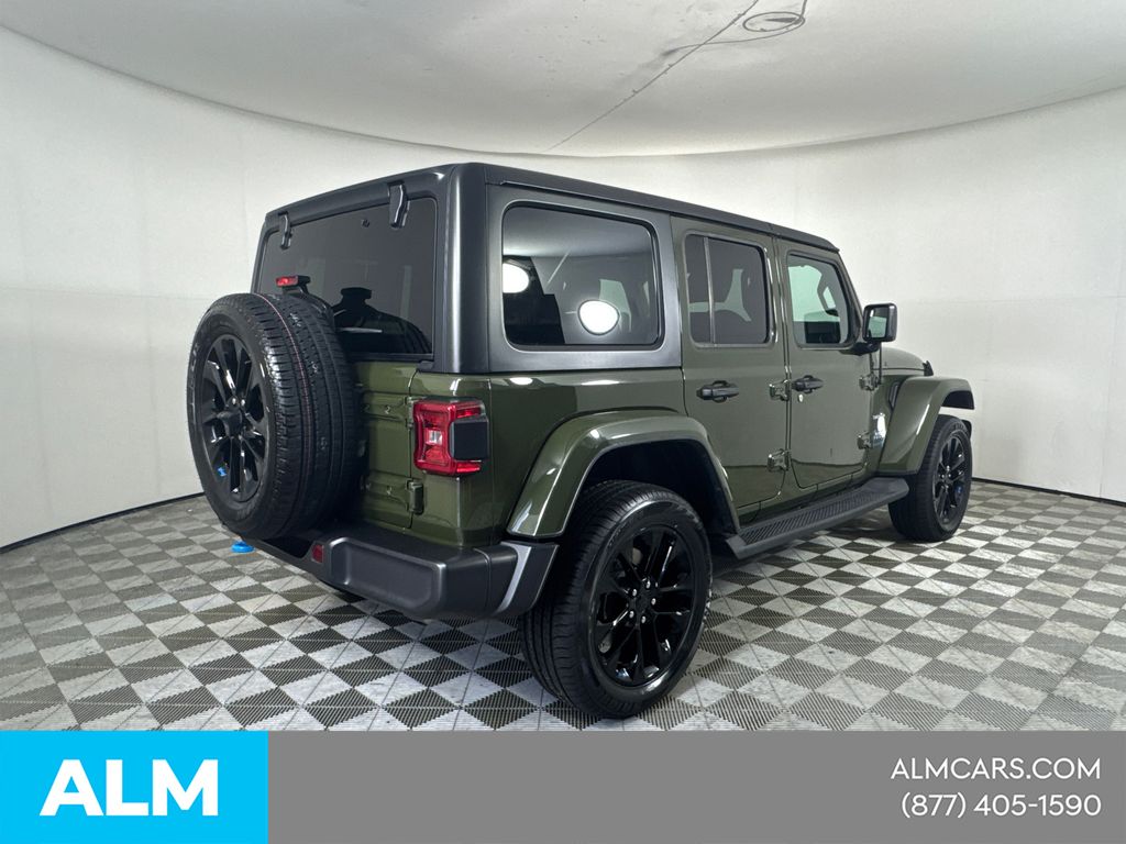 Used 2023 Green Jeep Sahara 4xe image 6