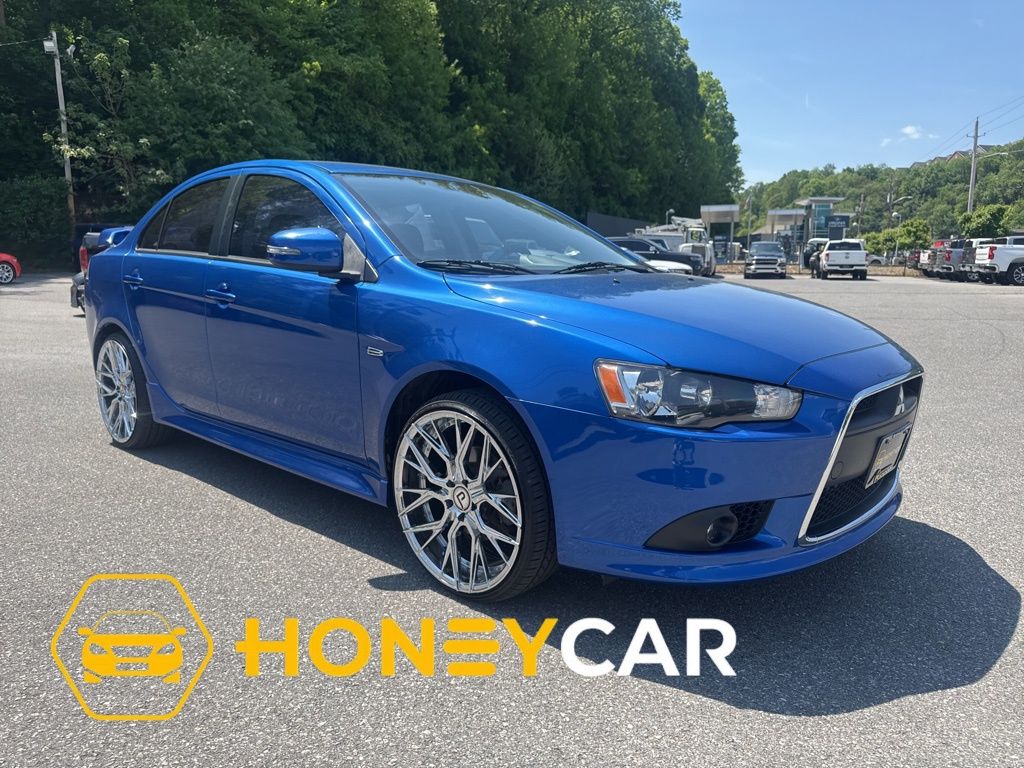 Blue 2015 Mitsubishi Lancer Sedan