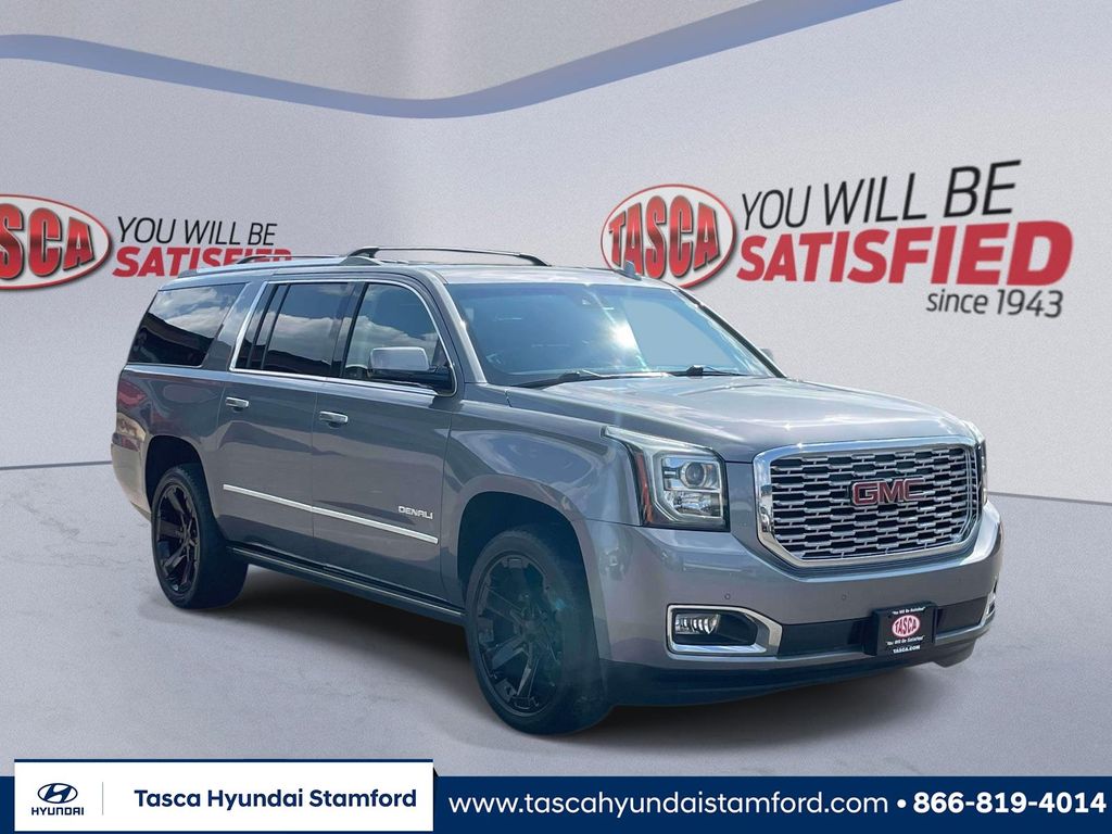 Gray (Satin Steel Metallic) 2019 GMC Yukon XL SUV / Crossover Four-Wheel Drive
