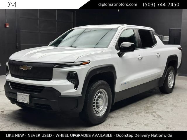Summit White 2024 Chevrolet Silverado EV Work Truck with 3WT e4WD Pickup Truck All-Wheel Drive 1-Speed Automatic
