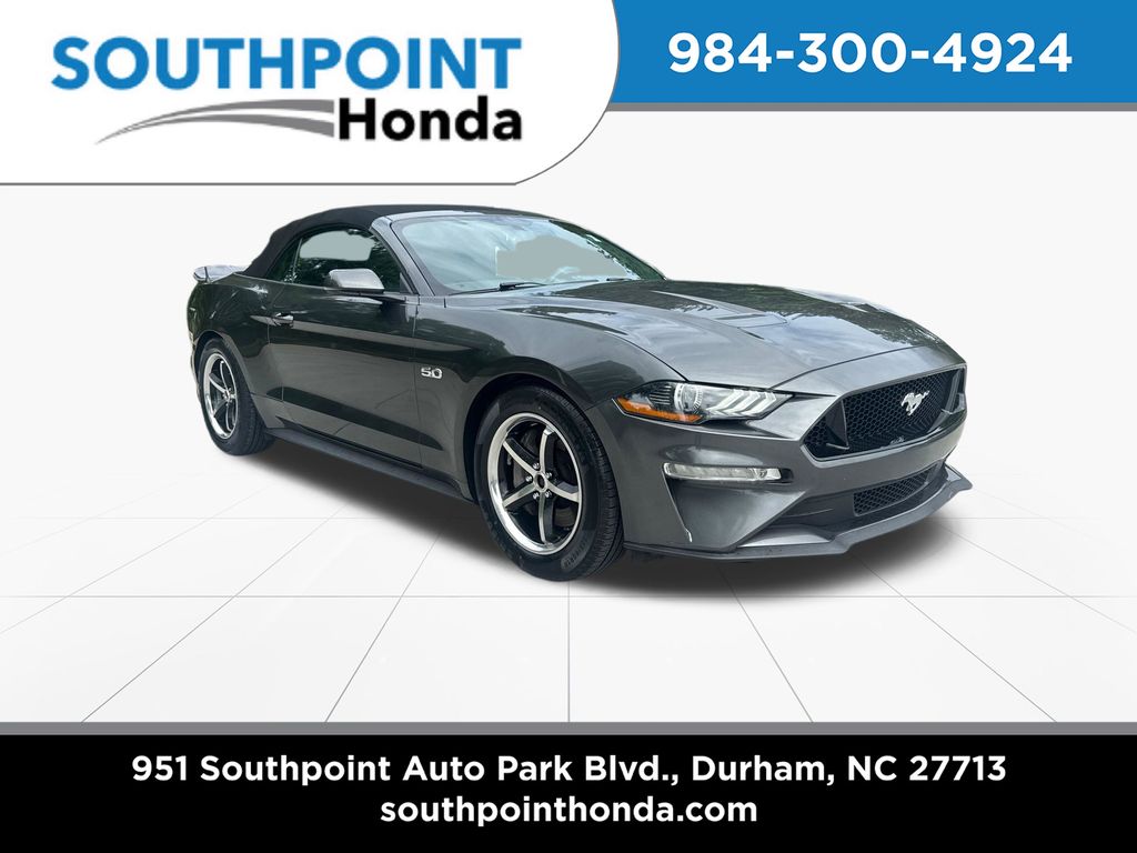 Gray (Magnetic) 2020 Ford Mustang Convertible Rear-Wheel Drive Automatic