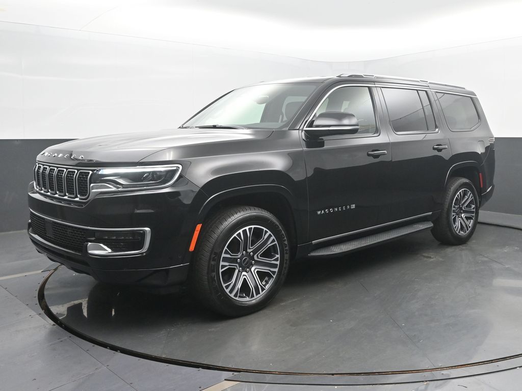 Diamond Black Crystal Pearlcoat 2025 Jeep Wagoneer SUV / Crossover Four-Wheel Drive 8-Speed Automatic