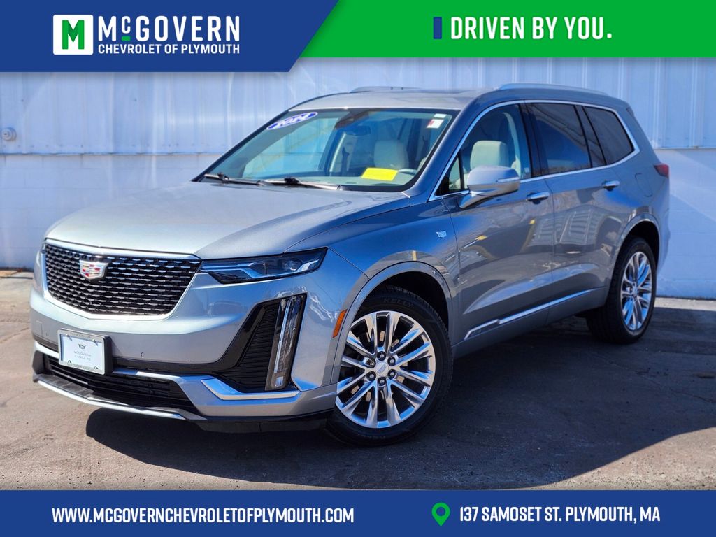 Argent Silver Metallic 2024 Cadillac XT6 Premium Luxury AWD SUV / Crossover Four-Wheel Drive 9-Speed Automatic
