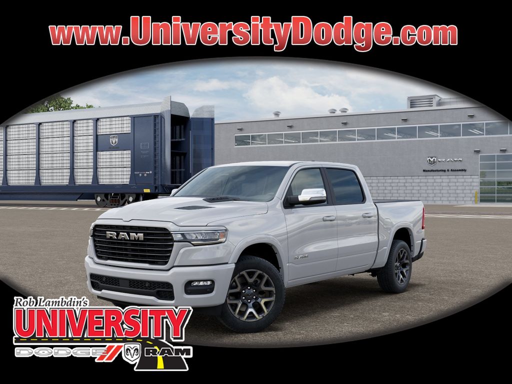 Bright White Clearcoat 2025 RAM 1500 Pickup Truck Four-Wheel Drive 8-Speed Automatic