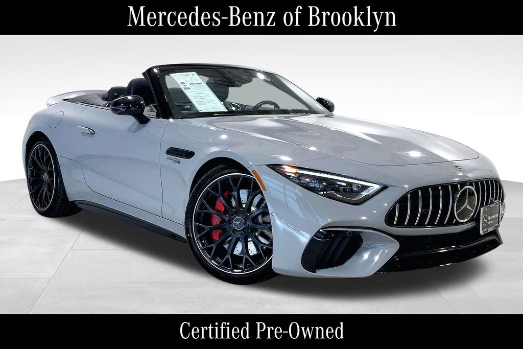 MANUFAKTUR Alpine Gray 2022 Mercedes-Benz SL-Class Convertible All-Wheel Drive 9-Speed Automatic