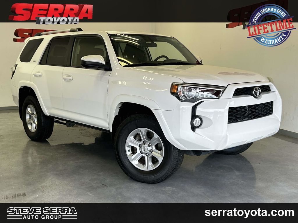 Super White 2019 Toyota 4Runner SUV / Crossover Four-Wheel Drive 5-Speed Automatic Overdrive