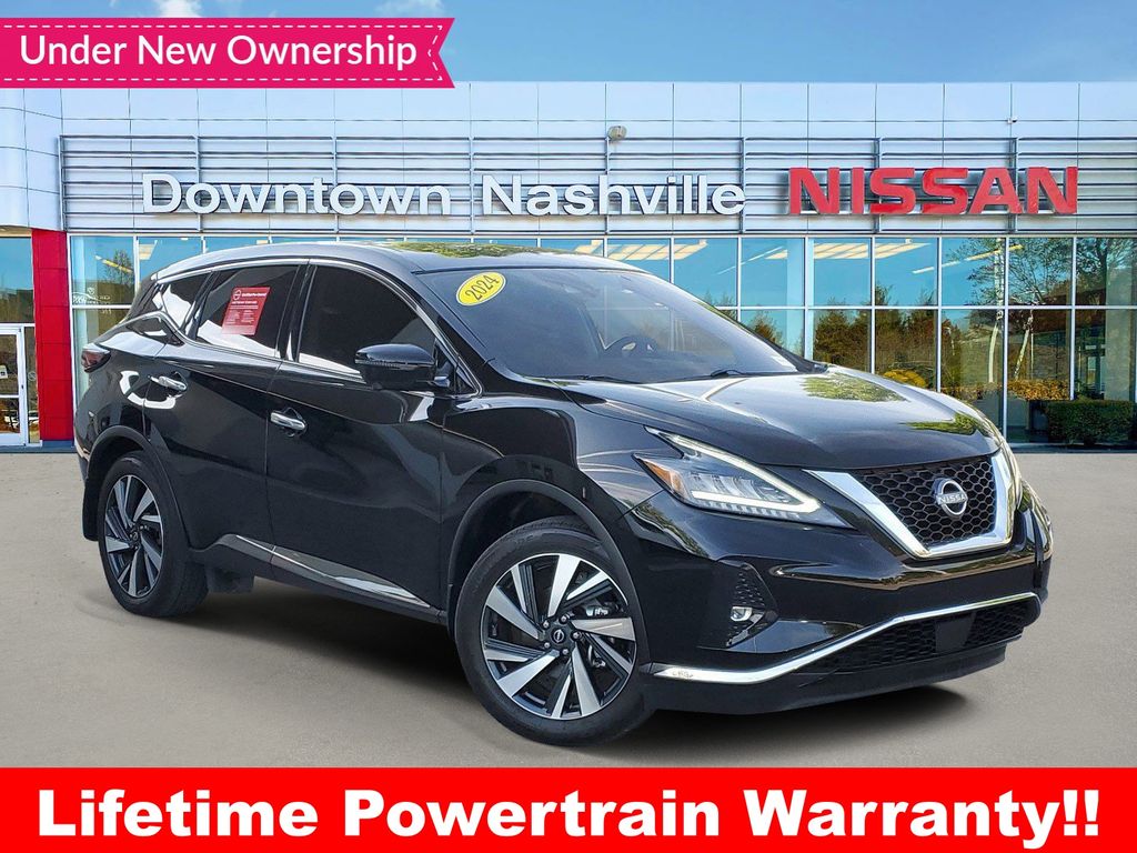 Super Black 2024 Nissan Murano SUV / Crossover Front-Wheel Drive Continuously Variable Transmission