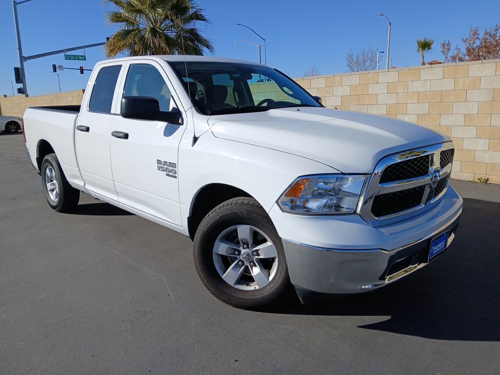 Bright White Clearcoat 2024 RAM 1500 Classic SLT Quad Cab RWD Pickup Truck 4X2 8-Speed Automatic