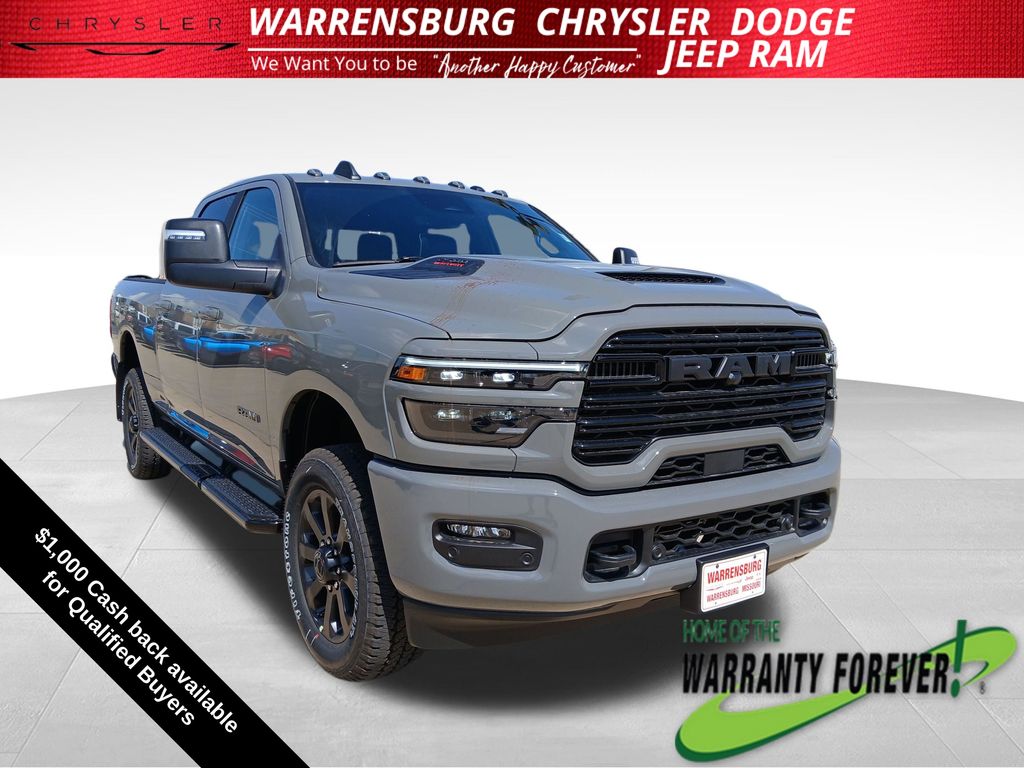 Ceramic Gray Clearcoat 2026 RAM 2500 Pickup Truck Four-Wheel Drive 8-Speed Automatic