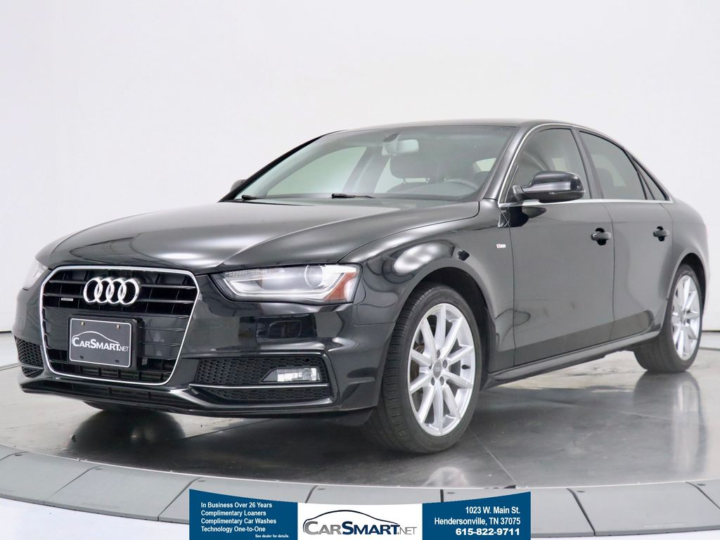 Brilliant Black 2016 Audi A4 2.0T quattro Premium AWD Sedan All-Wheel Drive 8-Speed Automatic