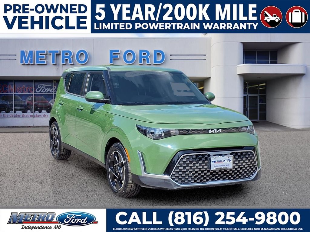Undercover Green 2023 Kia Soul SUV / Crossover Front-Wheel Drive Continuously Variable Transmission