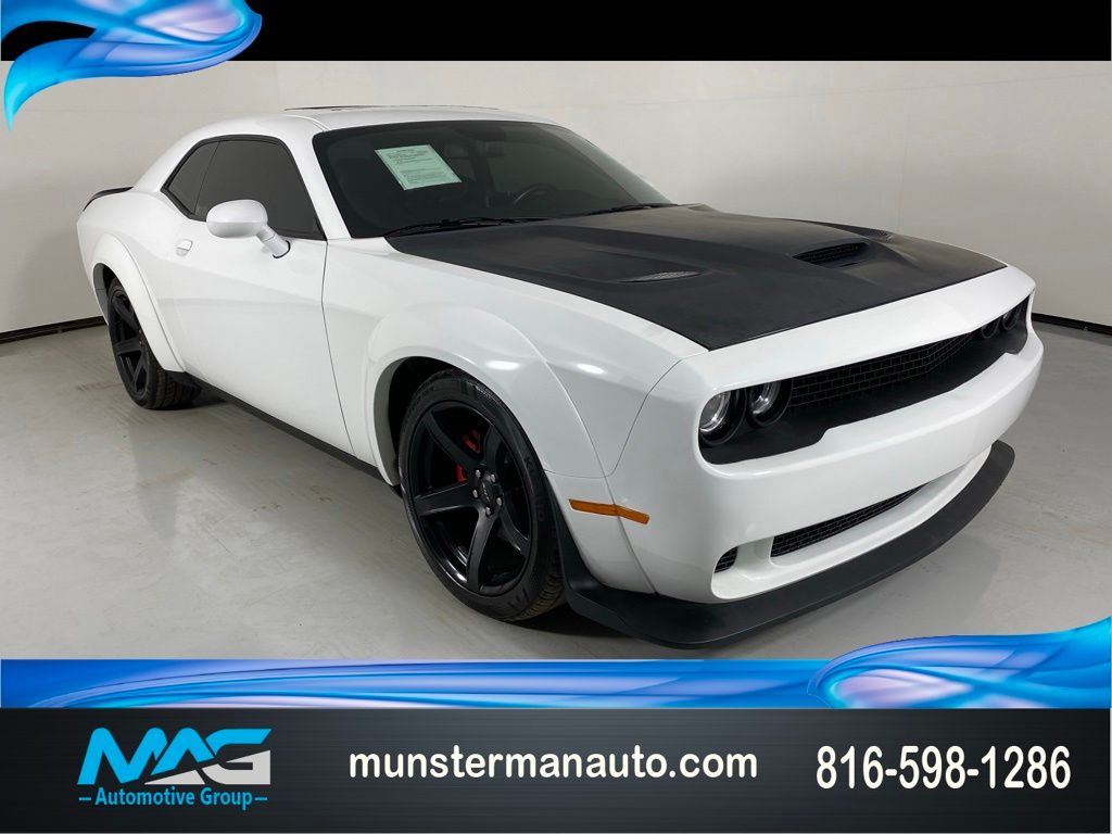 White Knuckle Clearcoat 2018 Dodge Challenger Coupe Rear-Wheel Drive 8-Speed Automatic