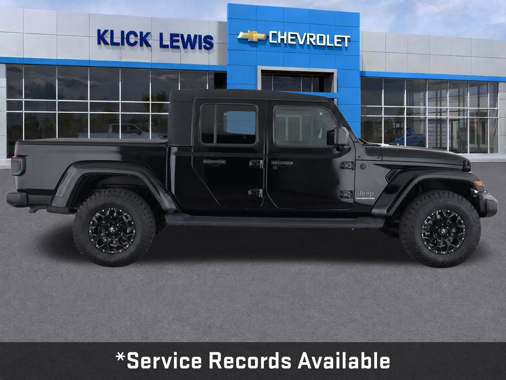 2020 Jeep Gladiator Overland Black at Klick Lewis Buick Chevrolet