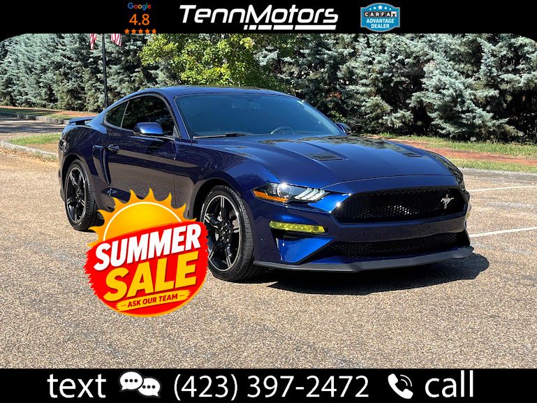 Kona Blue Metallic 2019 Ford Mustang Coupe Rear-Wheel Drive Automatic