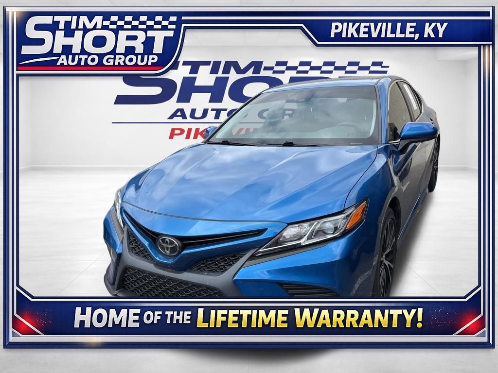 Blue Streak Metallic 2020 Toyota Camry SE FWD Sedan Front-Wheel Drive 8-Speed Automatic