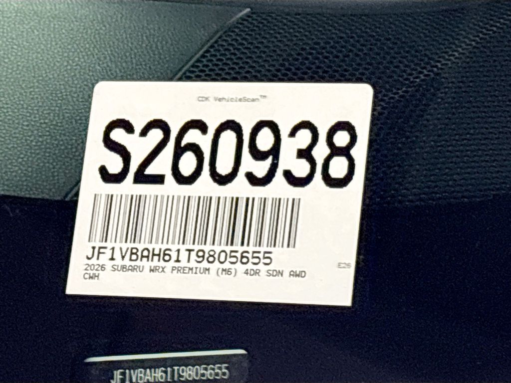 2026 Subaru WRX Premium