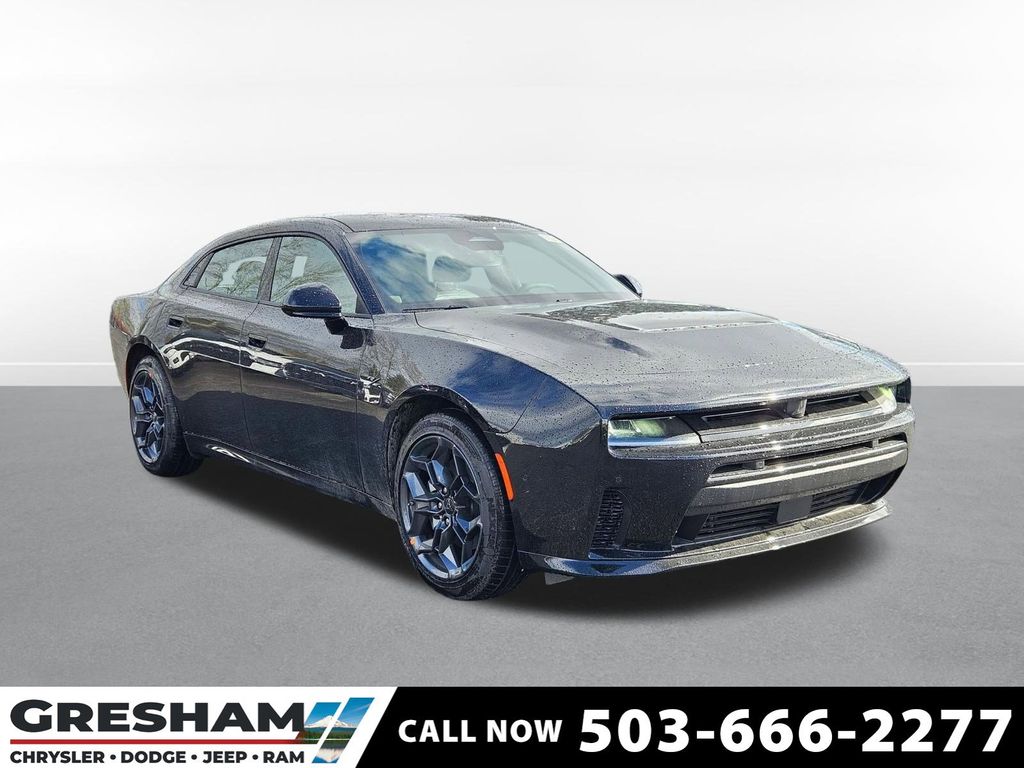 Diamond Black Crystal Pearlcoat 2026 Dodge Charger R/T Sedan AWD Sedan All-Wheel Drive 8-Speed Automatic