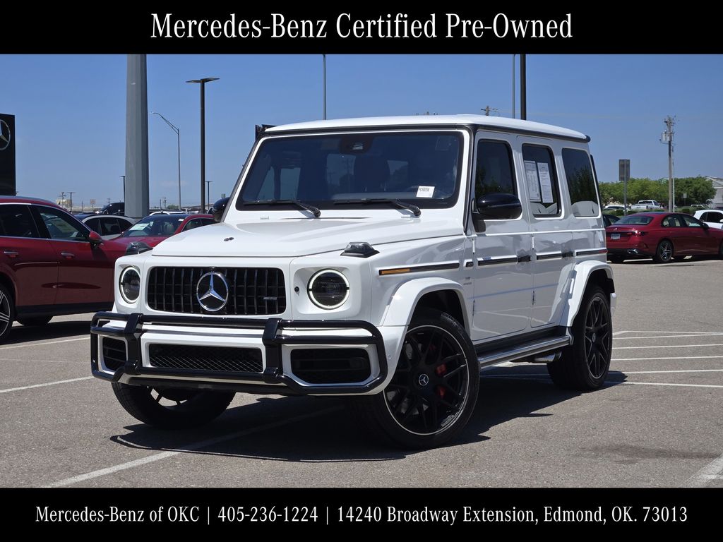 Polar White 2024 Mercedes-Benz G-Class AMG G 63 4MATIC SUV / Crossover All-Wheel Drive 9-Speed Automatic