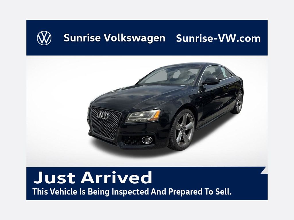 Gray 2010 Audi A5 Coupe All-Wheel Drive 6-Speed Manual