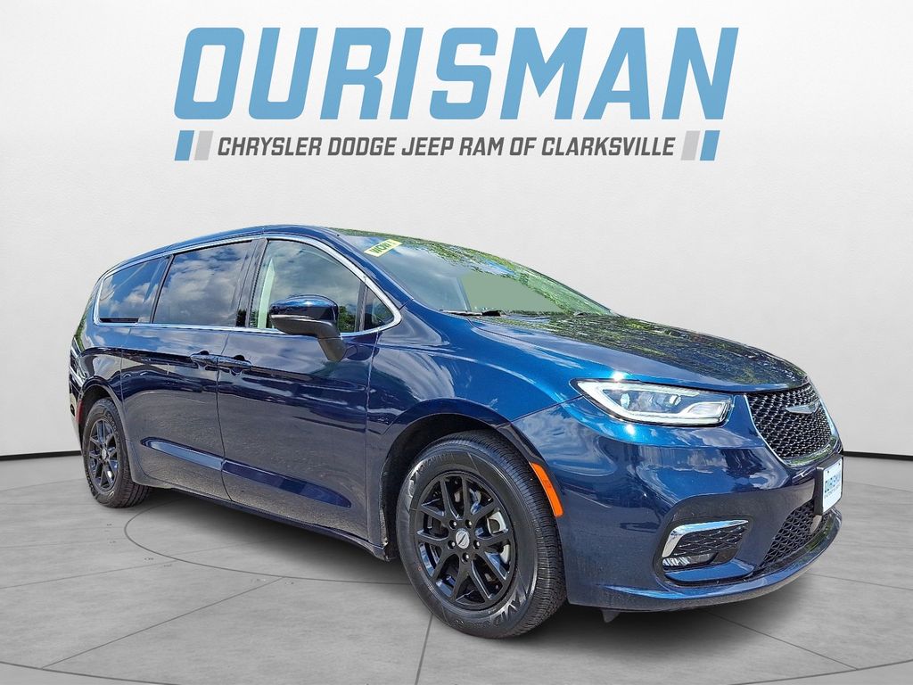 Blue Pearl 2023 Chrysler Pacifica Touring L FWD Minivan Front-Wheel Drive 9-Speed Automatic