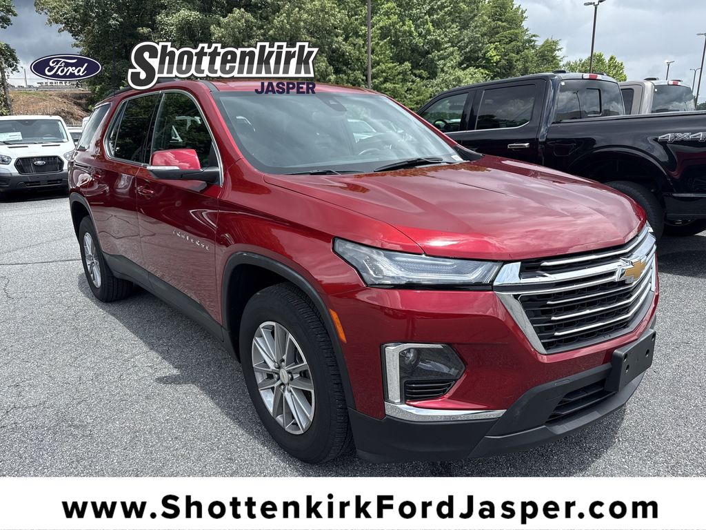 Radiant Red Tintcoat 2023 Chevrolet Traverse SUV / Crossover Front-Wheel Drive 9-Speed Automatic
