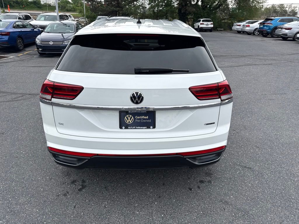 2023 Volkswagen Atlas Cross Sport 2.0T SE White at Sutliff Volkswagen