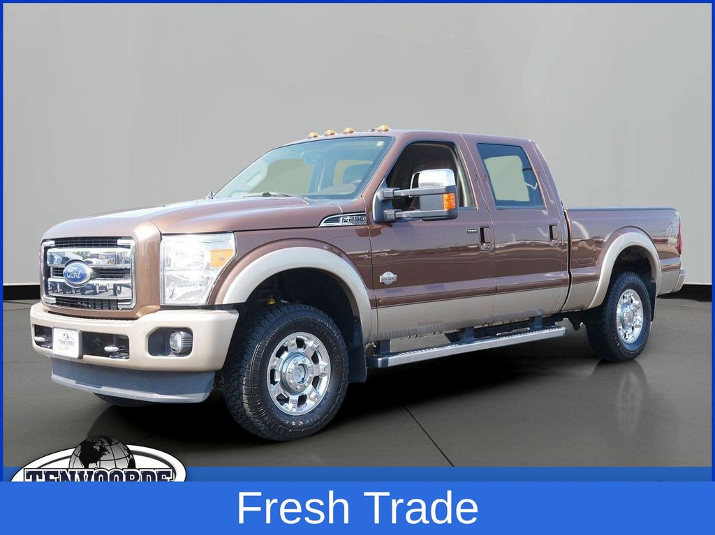 Golden Bronze Metallic 2012 Ford F-250 Super Duty Pickup Truck Four-Wheel Drive 6-Speed Automatic