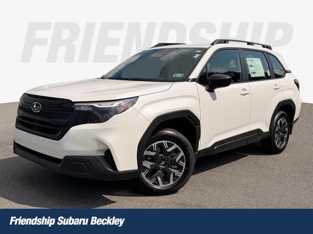 Crystal White Pearl 2026 Subaru Forester SUV / Crossover All-Wheel Drive Continuously Variable Transmission