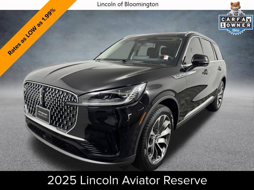 Black 2025 Lincoln Aviator SUV / Crossover All-Wheel Drive Automatic