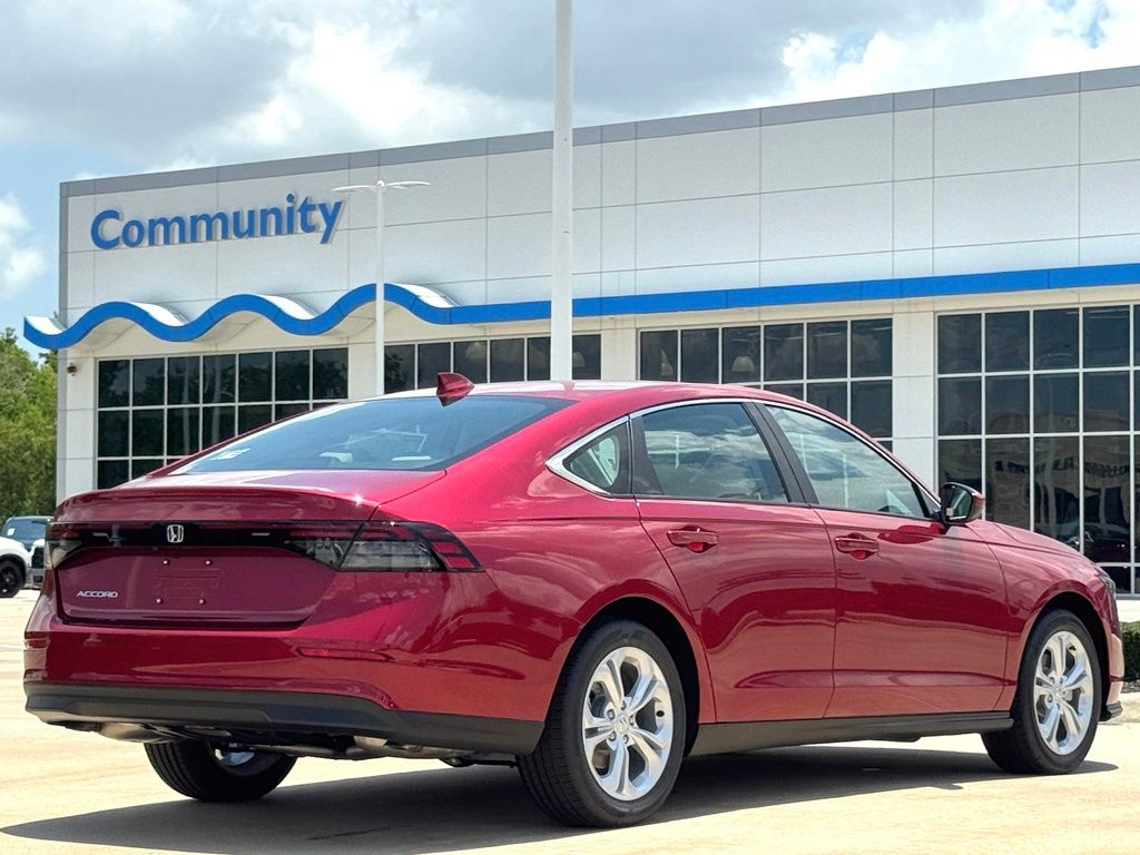 2026 Honda Accord LX Red at Community Honda
