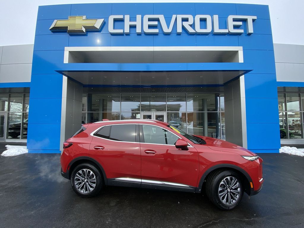 Brilliant Red 2025 Buick Envision SUV / Crossover All-Wheel Drive 9-Speed Automatic