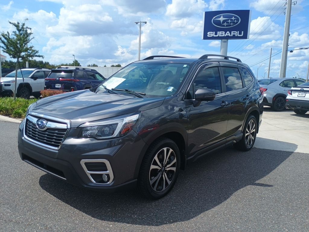 Magnetite Gray Metallic 2021 Subaru Forester SUV / Crossover All-Wheel Drive Continuously Variable Transmission