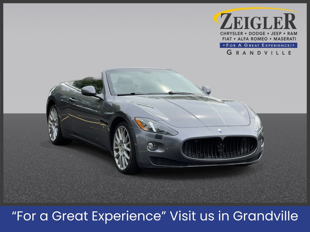 Grigio Granito Metallic 2014 Maserati GranTurismo Convertible Rear-Wheel Drive 6-Speed Automatic Overdrive