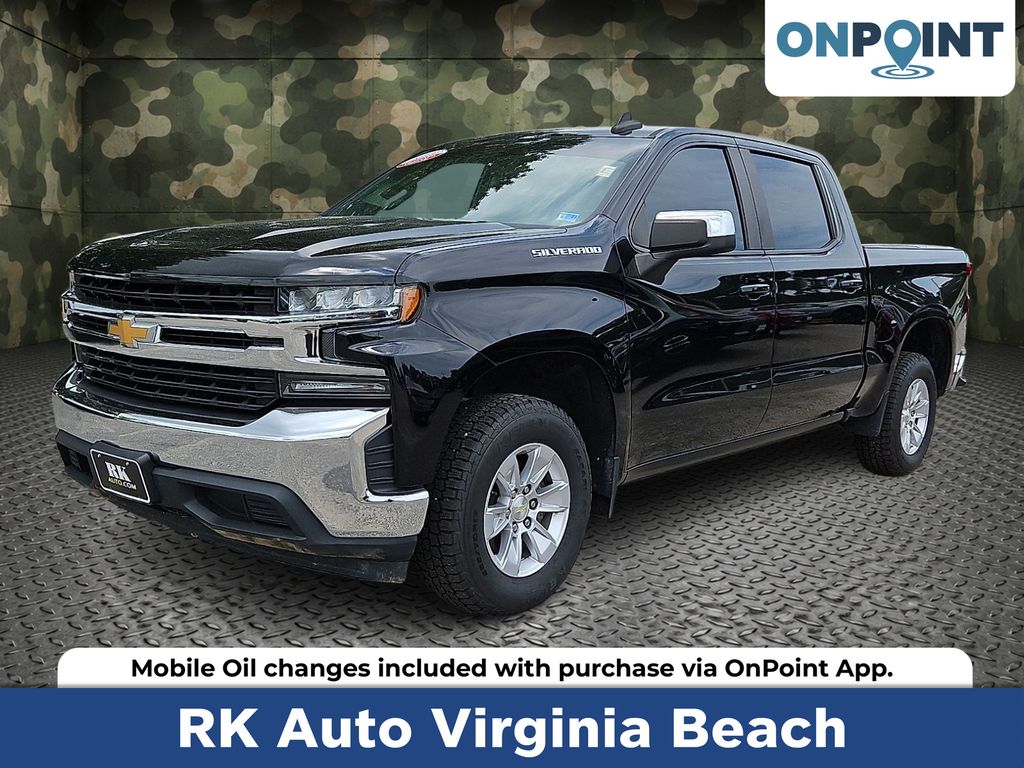 Black 2020 Chevrolet Silverado 1500 Pickup Truck 4X2 8-Speed Automatic
