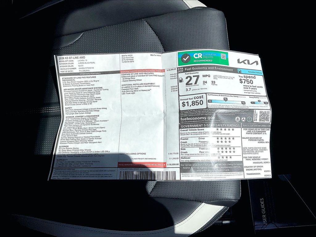 2026 Kia K5 — photo 15