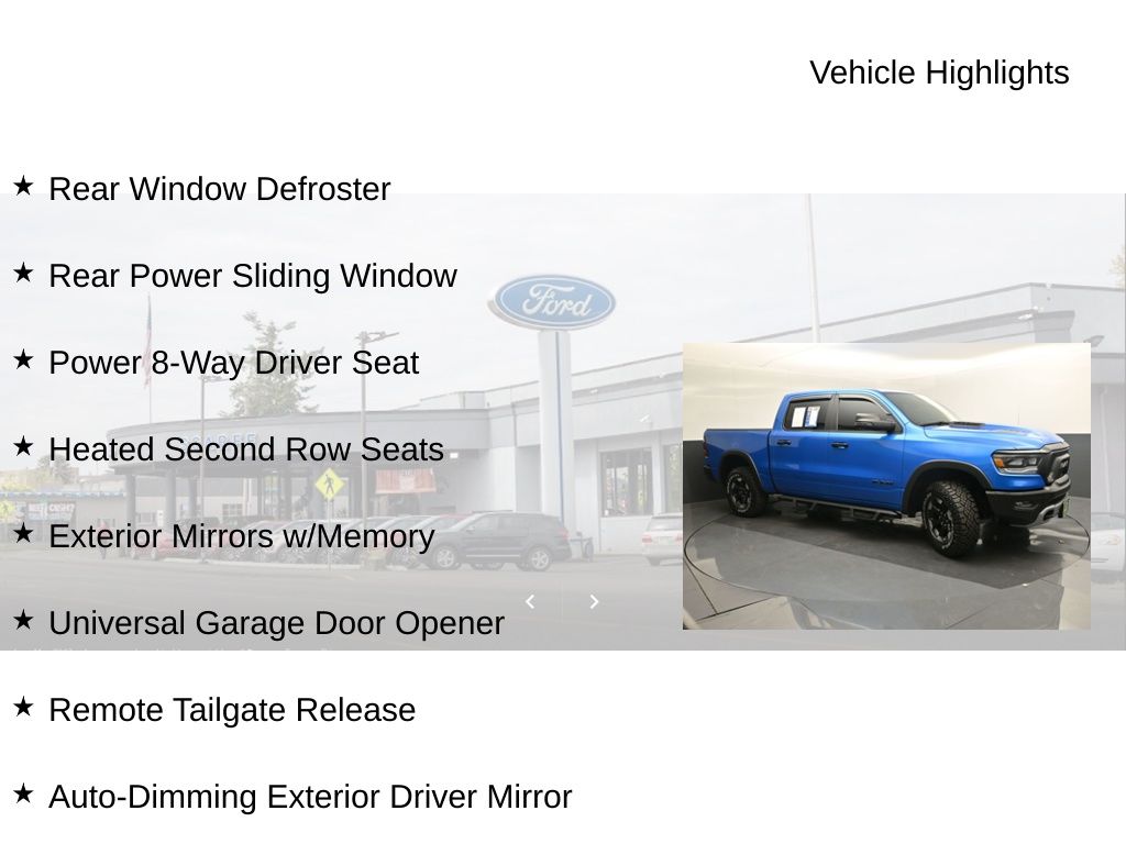 2024 Ram 1500 Rebel Crew Cab 4x4 5'7" Box